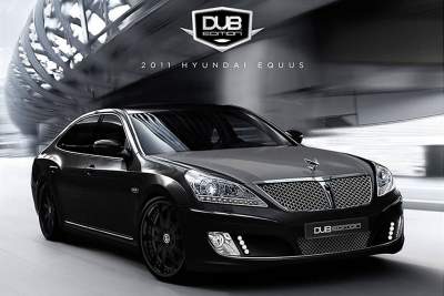 Hyundai sends 2 Equus sedans to SEMA