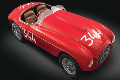 Rare 1949 Ferrari goes up for auction