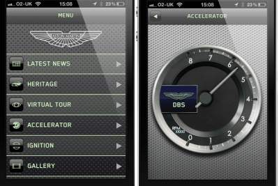 Aston Martin announces release of new iPhone app