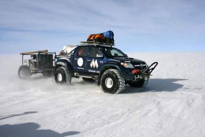 Toyota Hilux - The most reliable, rapid & cost-effective way to the south pole