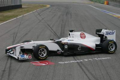Sauber launches their C30 F1 race car