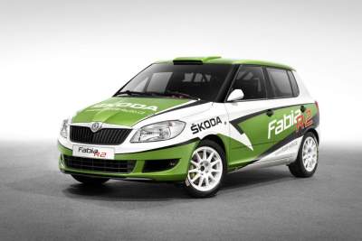 Skoda Fabia R2 rally car on a budget