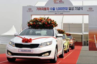 Kia exports its 10 millionth vehicle