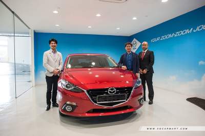 A sneak peek at the all new Mazda3