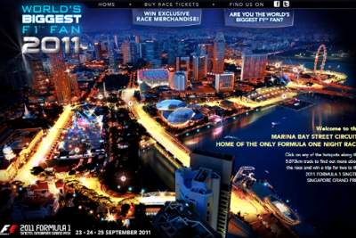 Singapore Grand Prix looking for the World's Biggest F1 Fan