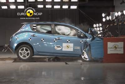 Nissan Leaf gets 5-star rating in Euro NCAP crash tests