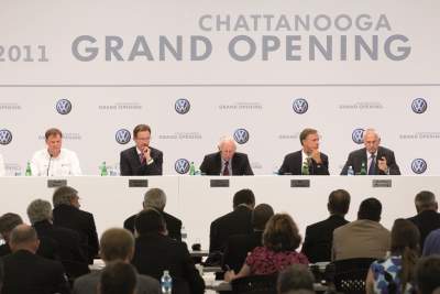 Volkswagen inaugurates new plant in Chattanooga, Tennessee