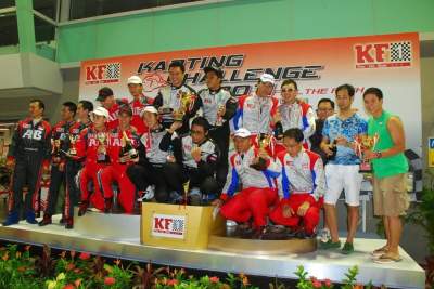 Karting takes off with a bang at Singapore's Formula One track