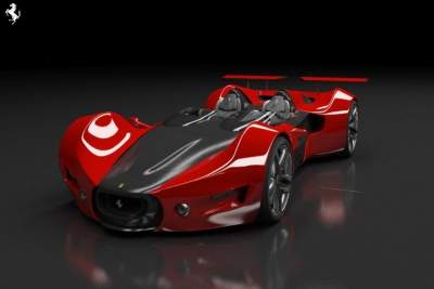 Ferrari Celeritas Barchetta Concept by Aldo Schurmann