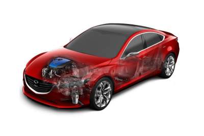 Mazda i-ELOOP brake regenerative system to debut on the Takeri Concept