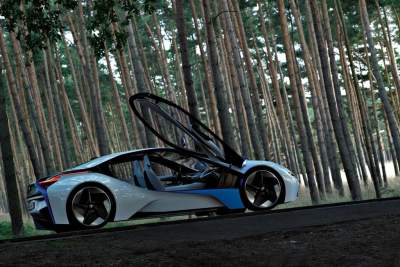 BMW Fascination Roadshow at Suntec, featuring the BMW Vision EfficientDynamics