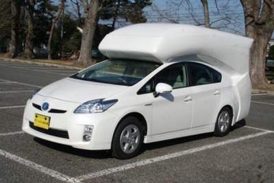 Green Living: Toyota Prius turned Camper Van