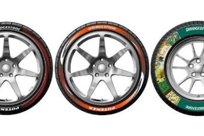 Bridgestone debuts colour printing technology for tyres