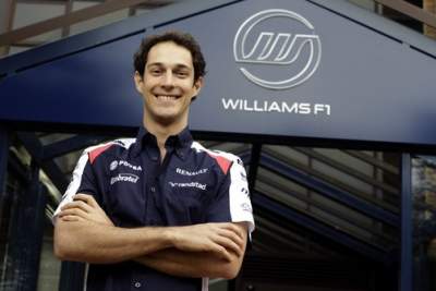 Bruno Senna races for Williams in 2012
