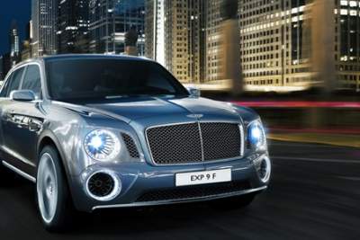 Bentley guns SUV market with EXP 9 F
