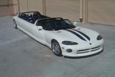 Dodge Viper at NASCAR: Convertible Limousine to ferry grand marshall
