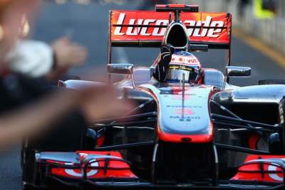 McLaren duo claim podium positions with Sebastian Vettel crashing the party