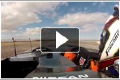 Onboard footage from the experimental Nissan Deltawing