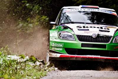 Skoda fills podium at The Donnelly Group Circuit rally in Ireland