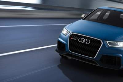 Audi brings an RS concept to Beijing, paints the capital Blue