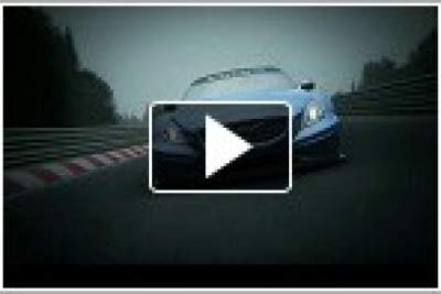 Volvo Polestar S60 touring car in CGI motion promo video