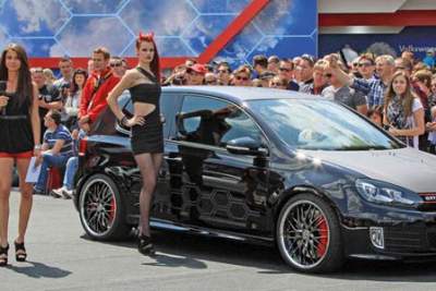 Golf GTI gets 1,800kw audio system in one off concept