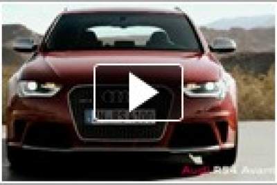 Audi's trailer 2013 Audi RS4 Avant
