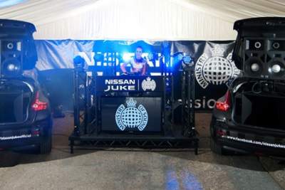 Nissan robed in Ministry Of Sound for World Class sound system