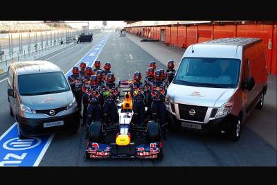 Nissan signs up with Red Bull Racing to be official transport supplier