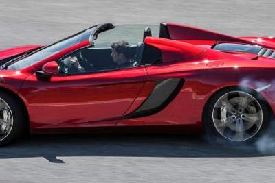 McLaren MP4-12C sheds its roof