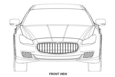 Patent drawings unveils the 2014 Maserati Quattroporte