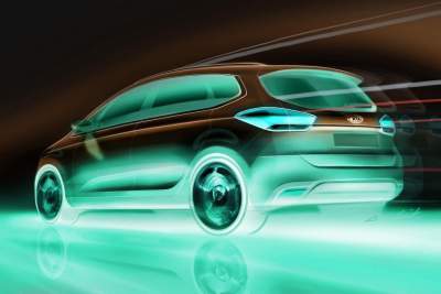 Kia Carens/Rondo previewed ahead of Parisian debut