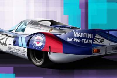 Porsche releases prototype 918 in Martini livery
