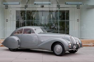 The highly celebrated 1930's Bentley Embiricos is visiting Crewe