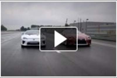 Two Lexus beauties on film