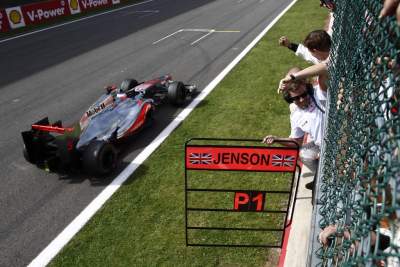 Jenson Button claims Belgian GP victory from lights to flag