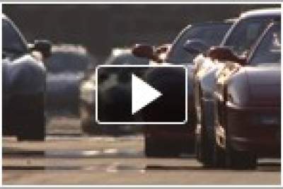 A record breaking 964 Ferrari's drive around Silverstone for a new world record
