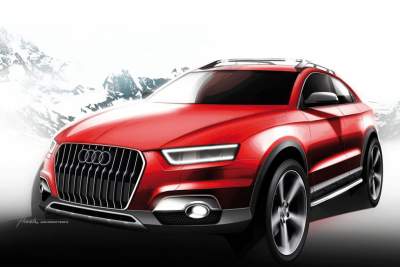 Audi Q2 Crosslane concept comes into focus ahead of Paris debut