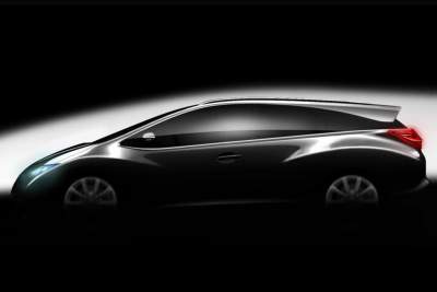 Honda Civic Wagon teased and set for 2013 release