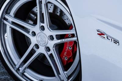 Forged Wheels leading the way: White Corvette Z06 on 20in D2 Forged Wheels