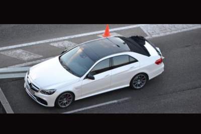 2014 Mercedes-Benz E-Class undisguised and captured on photo in Madrid
