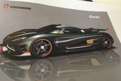Koenigsegg One:1 living up to its name of 1bhp per kg