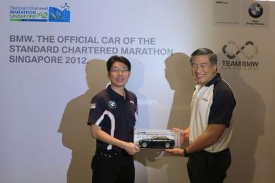 Official BMW fleet for Standard Chartered Marathon Singapore 2012