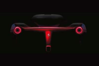 Ferrari releases official teaser for F70 rear