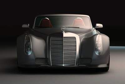 GWA has fused the styling of the 300 SC onto the SLS AMG roadster