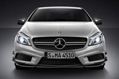AMG gives the newly minted A 45 AMG a cosmetic enhancement