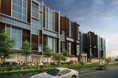 Parking spaces at industrial strata units are converted into offices