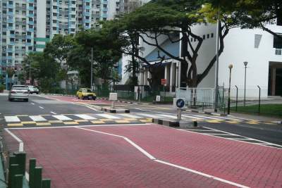 Boy knocked down at zebra crossing