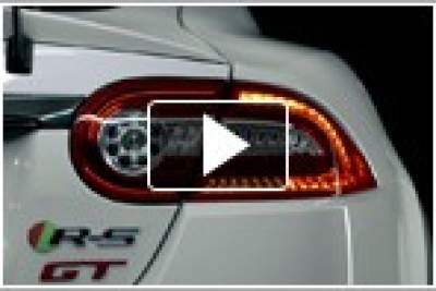 Hardcore Jaguar XKR-S GT wiggles its tail
