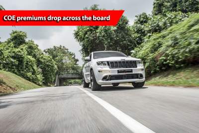 COE prices drop across the board